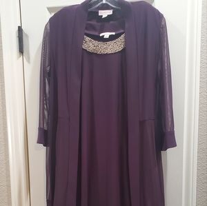 2 PC dress & cover set